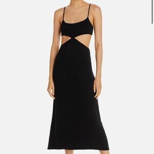 Free People Beach Piper Womens Cutout Long Midi Dress